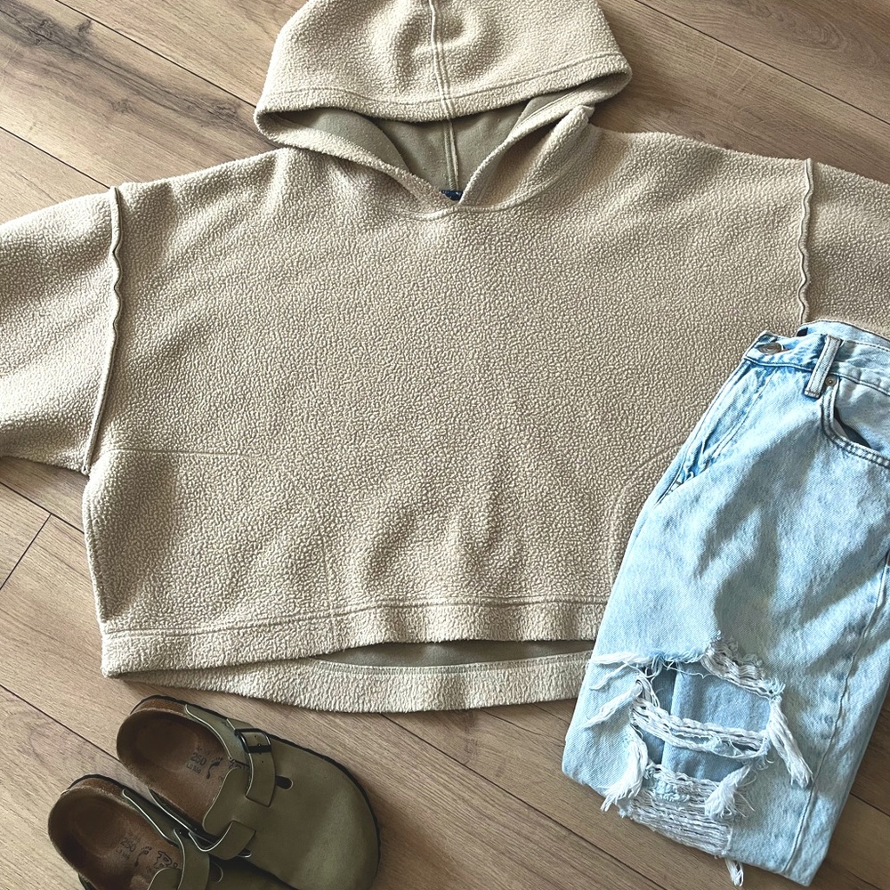 Free People Teddy Hoodie